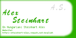 alex steinhart business card